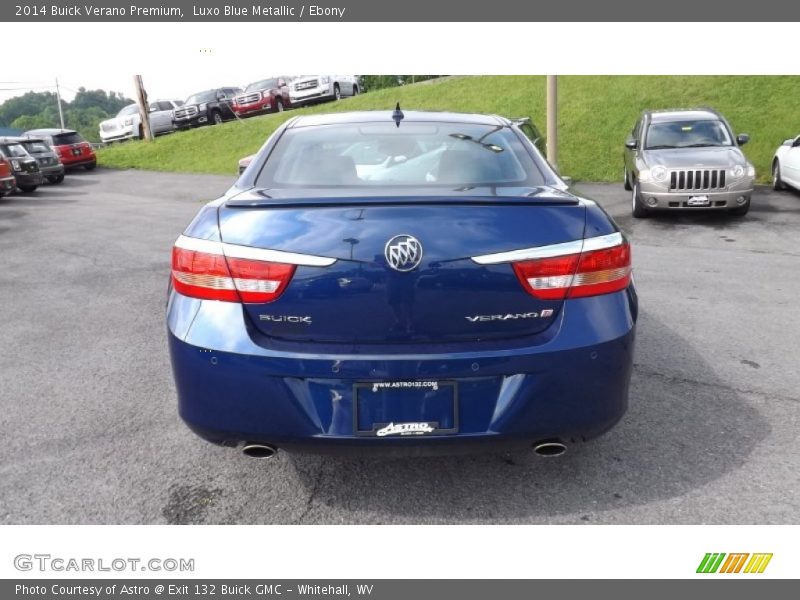 Luxo Blue Metallic / Ebony 2014 Buick Verano Premium