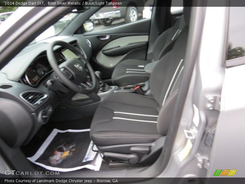 Billet Silver Metallic / Black/Light Tungsten 2014 Dodge Dart SXT