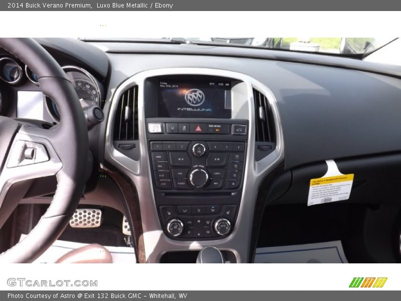 Luxo Blue Metallic / Ebony 2014 Buick Verano Premium
