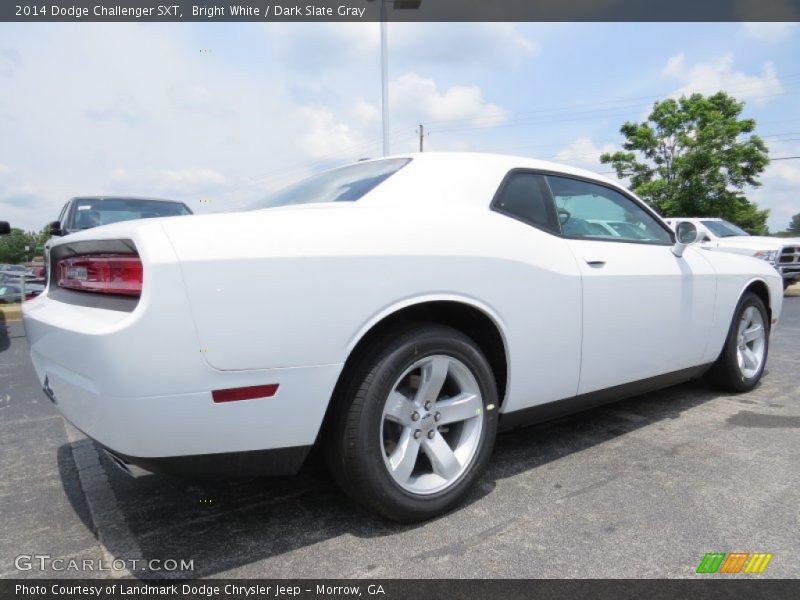 Bright White / Dark Slate Gray 2014 Dodge Challenger SXT
