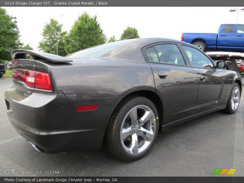 Granite Crystal Metallic / Black 2014 Dodge Charger SXT