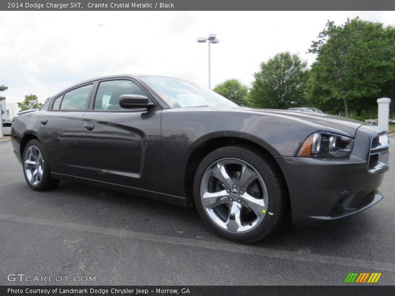 Granite Crystal Metallic / Black 2014 Dodge Charger SXT