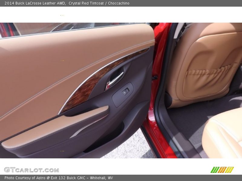 Crystal Red Tintcoat / Choccachino 2014 Buick LaCrosse Leather AWD