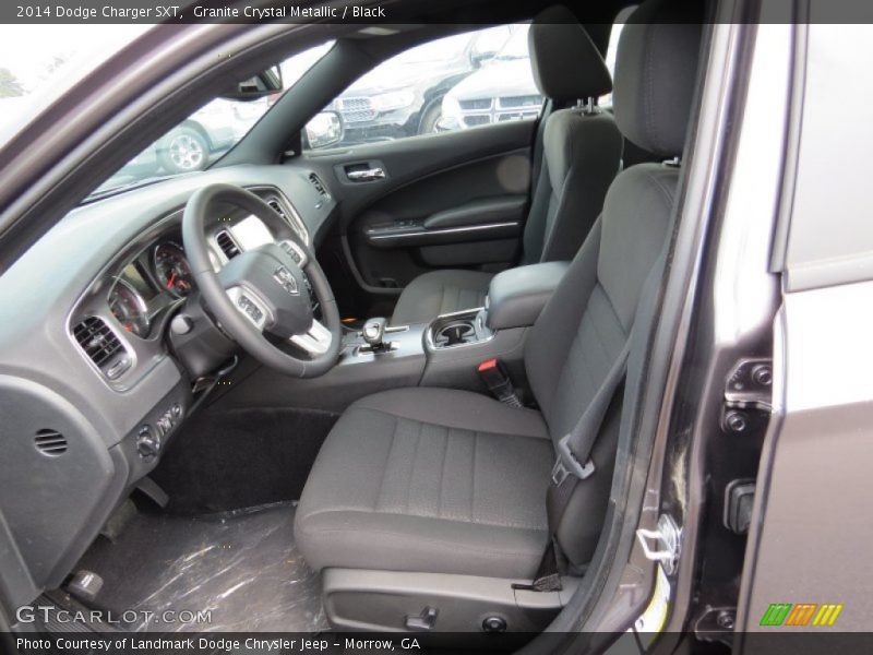 Granite Crystal Metallic / Black 2014 Dodge Charger SXT