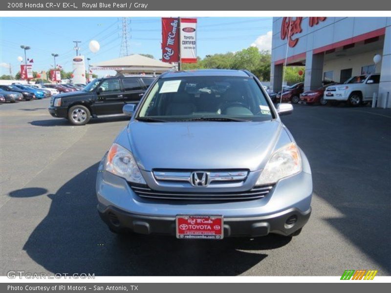 Royal Blue Pearl / Gray 2008 Honda CR-V EX-L