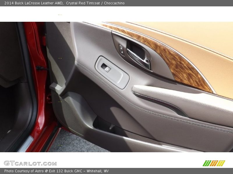 Crystal Red Tintcoat / Choccachino 2014 Buick LaCrosse Leather AWD