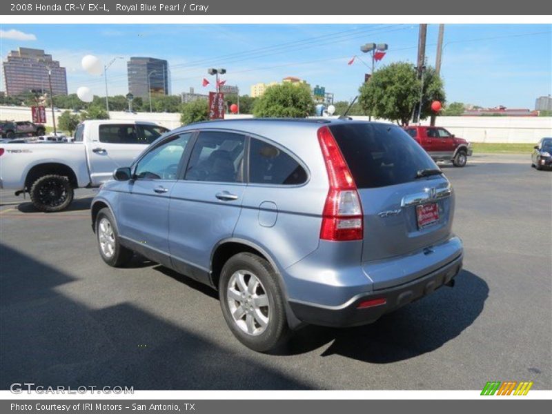 Royal Blue Pearl / Gray 2008 Honda CR-V EX-L