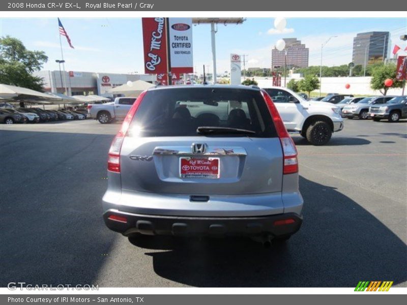 Royal Blue Pearl / Gray 2008 Honda CR-V EX-L