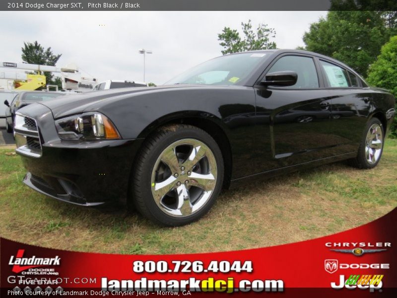 Pitch Black / Black 2014 Dodge Charger SXT