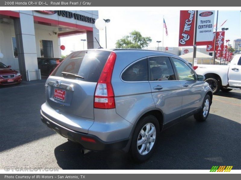 Royal Blue Pearl / Gray 2008 Honda CR-V EX-L