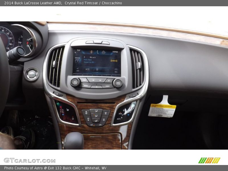 Crystal Red Tintcoat / Choccachino 2014 Buick LaCrosse Leather AWD