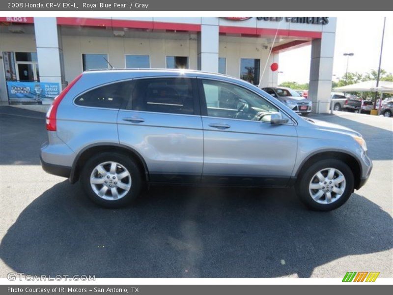 Royal Blue Pearl / Gray 2008 Honda CR-V EX-L