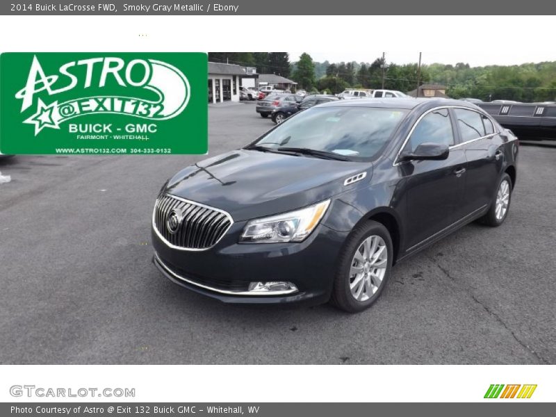 Smoky Gray Metallic / Ebony 2014 Buick LaCrosse FWD