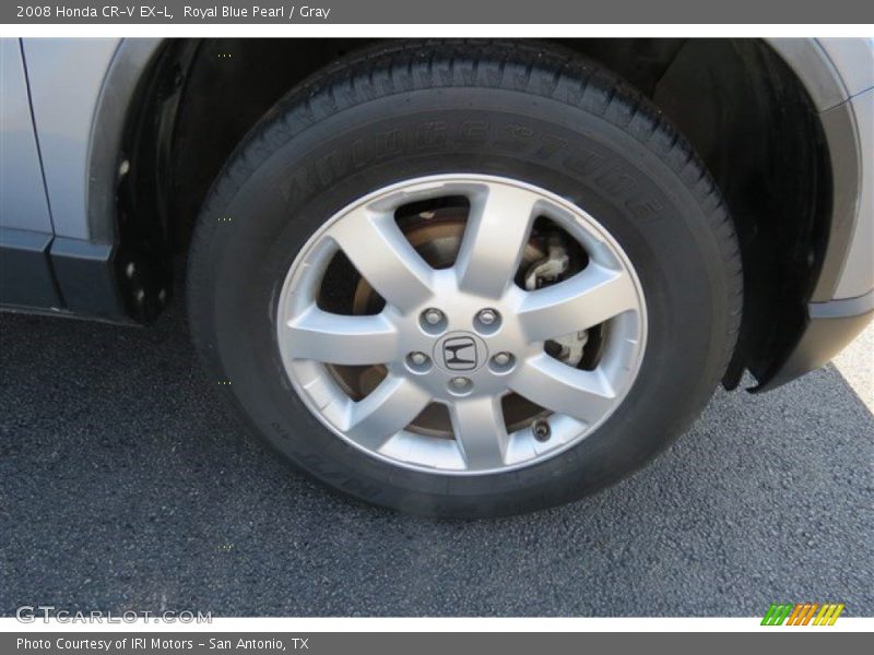 Royal Blue Pearl / Gray 2008 Honda CR-V EX-L
