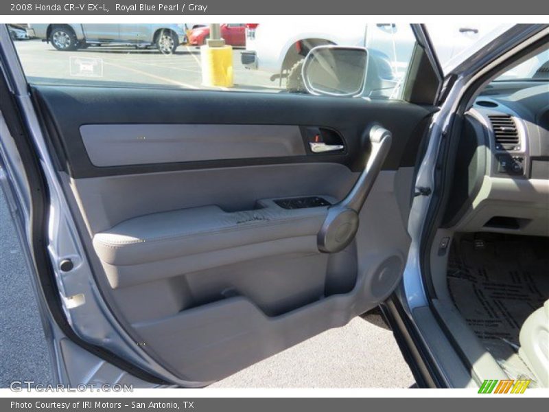 Royal Blue Pearl / Gray 2008 Honda CR-V EX-L