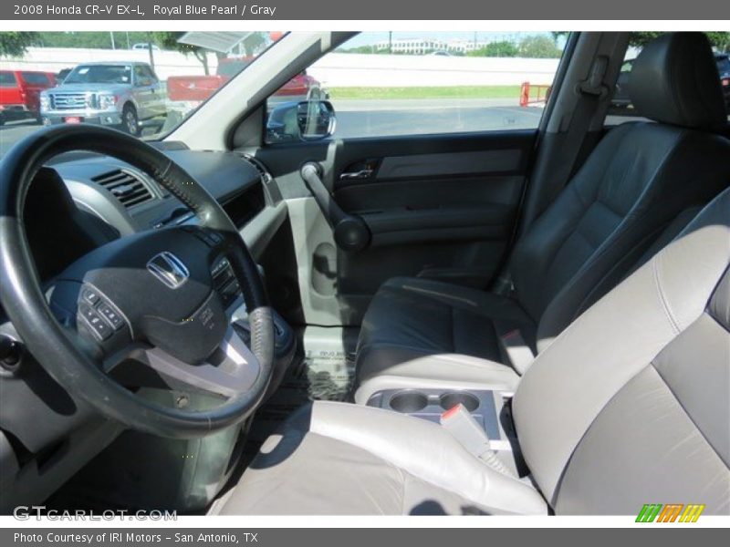 Royal Blue Pearl / Gray 2008 Honda CR-V EX-L