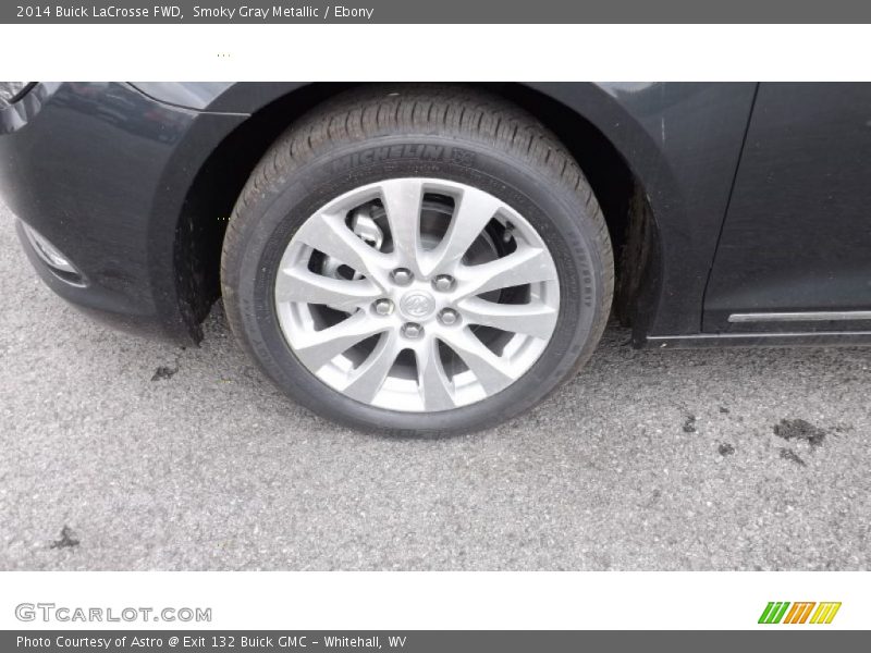 Smoky Gray Metallic / Ebony 2014 Buick LaCrosse FWD