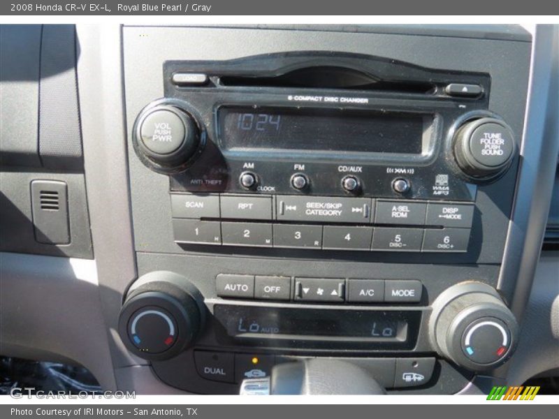 Royal Blue Pearl / Gray 2008 Honda CR-V EX-L