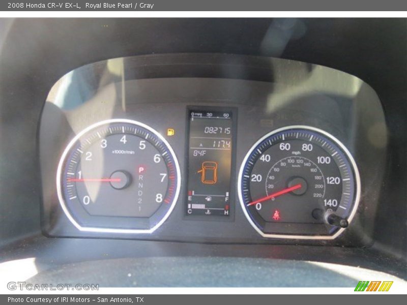 Royal Blue Pearl / Gray 2008 Honda CR-V EX-L
