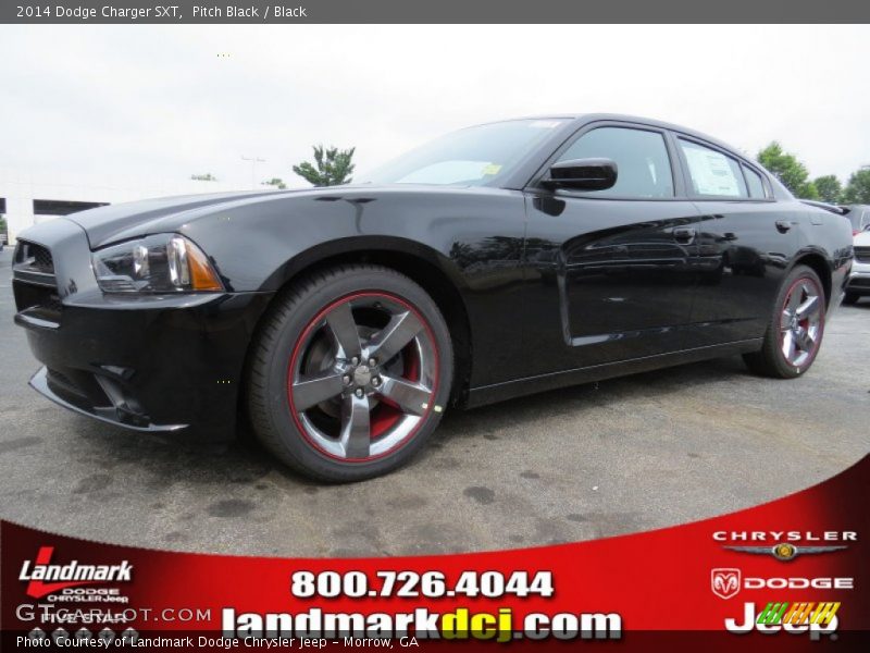 Pitch Black / Black 2014 Dodge Charger SXT