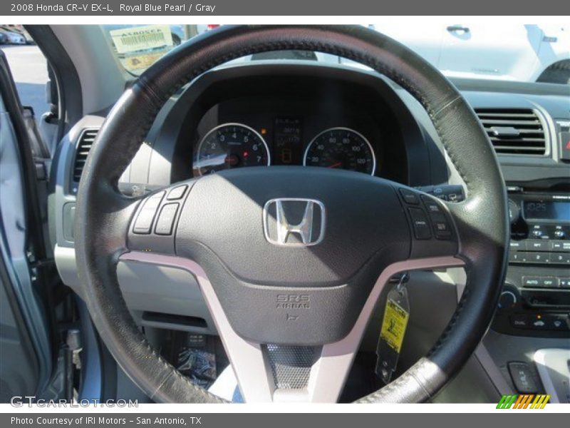 Royal Blue Pearl / Gray 2008 Honda CR-V EX-L