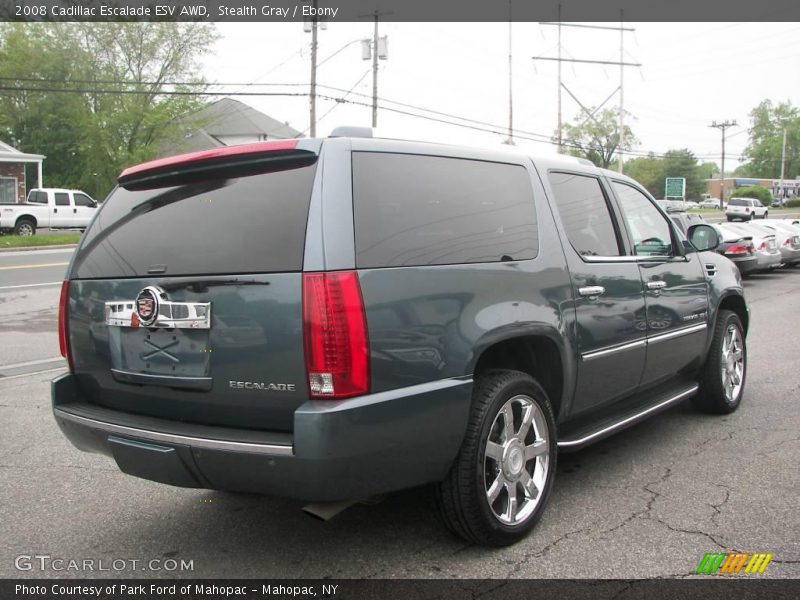 Stealth Gray / Ebony 2008 Cadillac Escalade ESV AWD