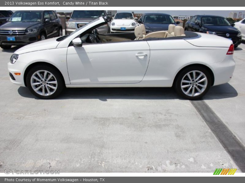 Candy White / Titan Black 2013 Volkswagen Eos Komfort