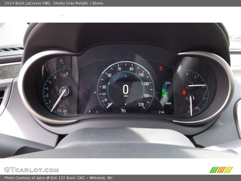 Smoky Gray Metallic / Ebony 2014 Buick LaCrosse FWD