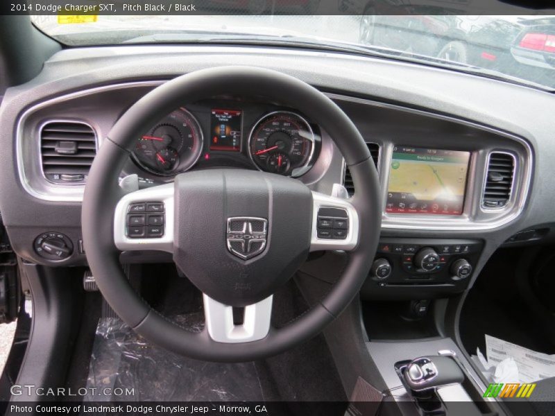 Pitch Black / Black 2014 Dodge Charger SXT