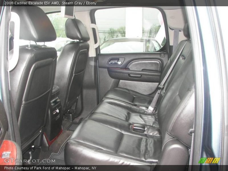 Stealth Gray / Ebony 2008 Cadillac Escalade ESV AWD