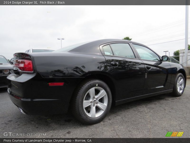 Pitch Black / Black 2014 Dodge Charger SE