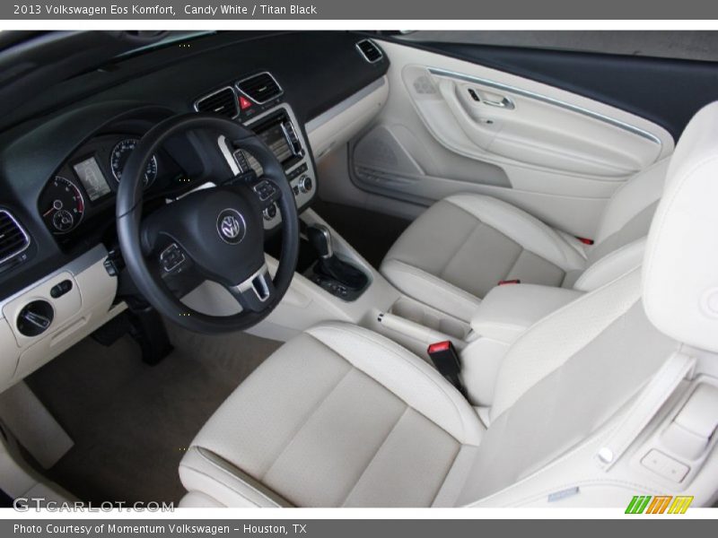 Candy White / Titan Black 2013 Volkswagen Eos Komfort