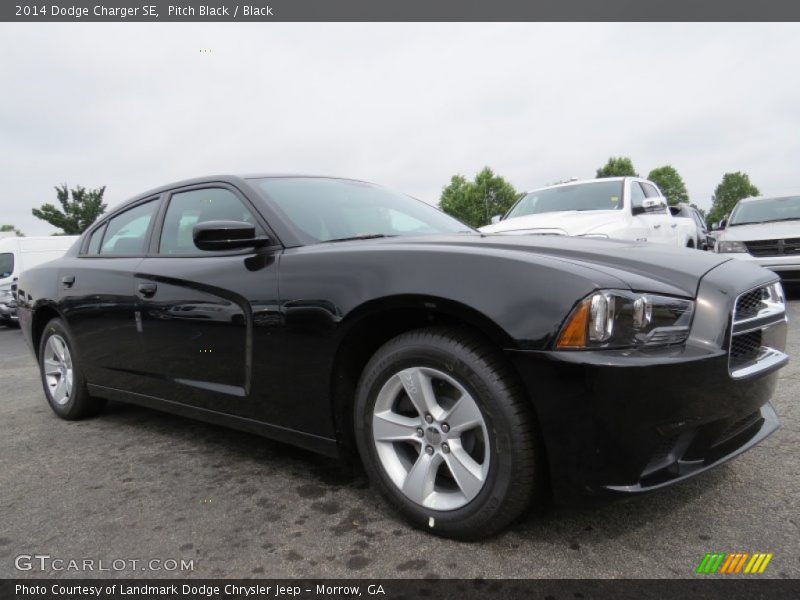 Pitch Black / Black 2014 Dodge Charger SE