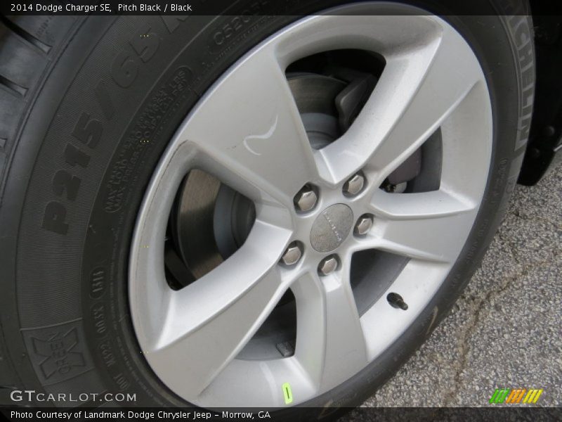 Pitch Black / Black 2014 Dodge Charger SE