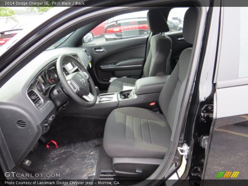 Pitch Black / Black 2014 Dodge Charger SE