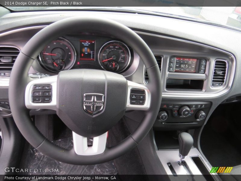 Pitch Black / Black 2014 Dodge Charger SE