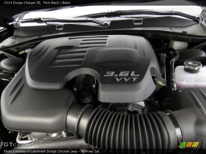 Pitch Black / Black 2014 Dodge Charger SE