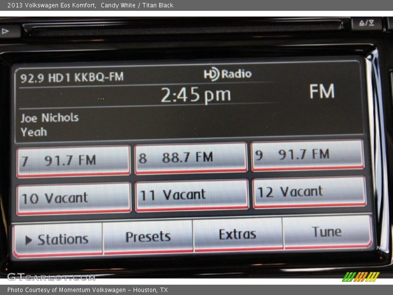 Candy White / Titan Black 2013 Volkswagen Eos Komfort