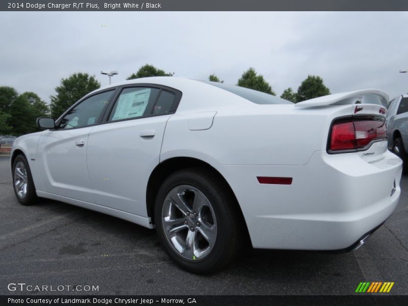 Bright White / Black 2014 Dodge Charger R/T Plus