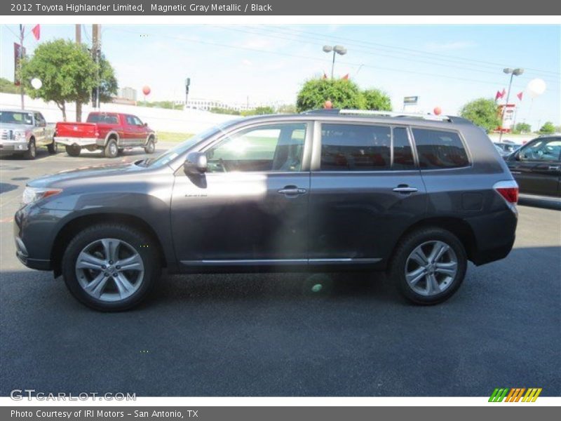 Magnetic Gray Metallic / Black 2012 Toyota Highlander Limited