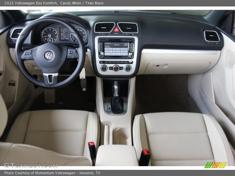 Candy White / Titan Black 2013 Volkswagen Eos Komfort