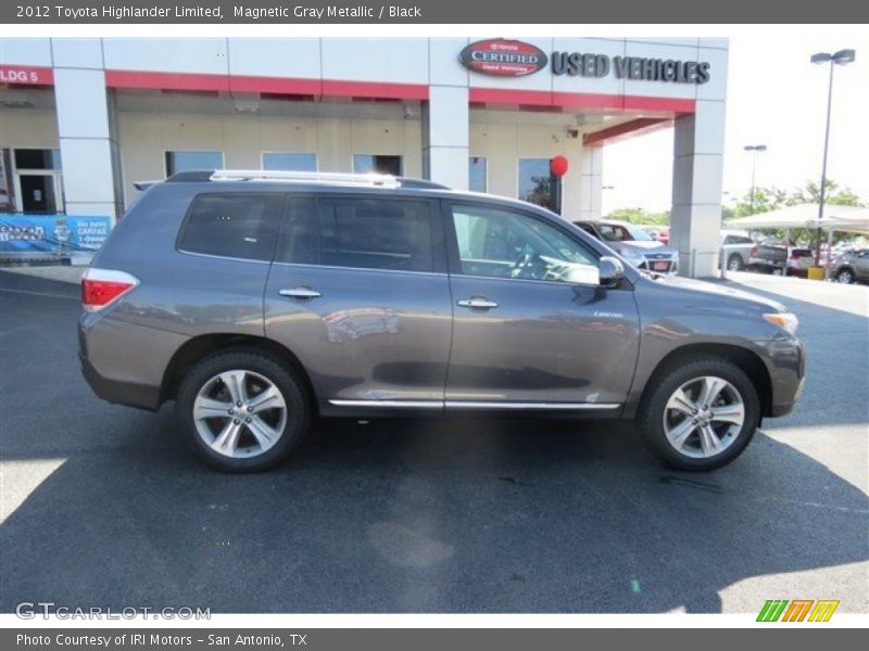 Magnetic Gray Metallic / Black 2012 Toyota Highlander Limited