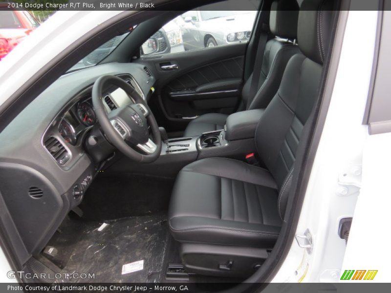Bright White / Black 2014 Dodge Charger R/T Plus