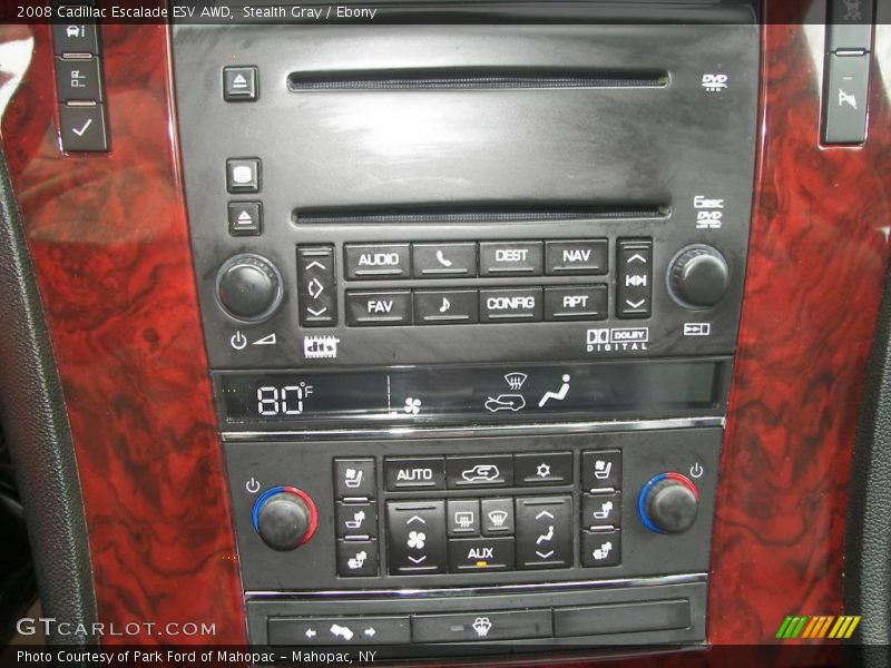 Stealth Gray / Ebony 2008 Cadillac Escalade ESV AWD