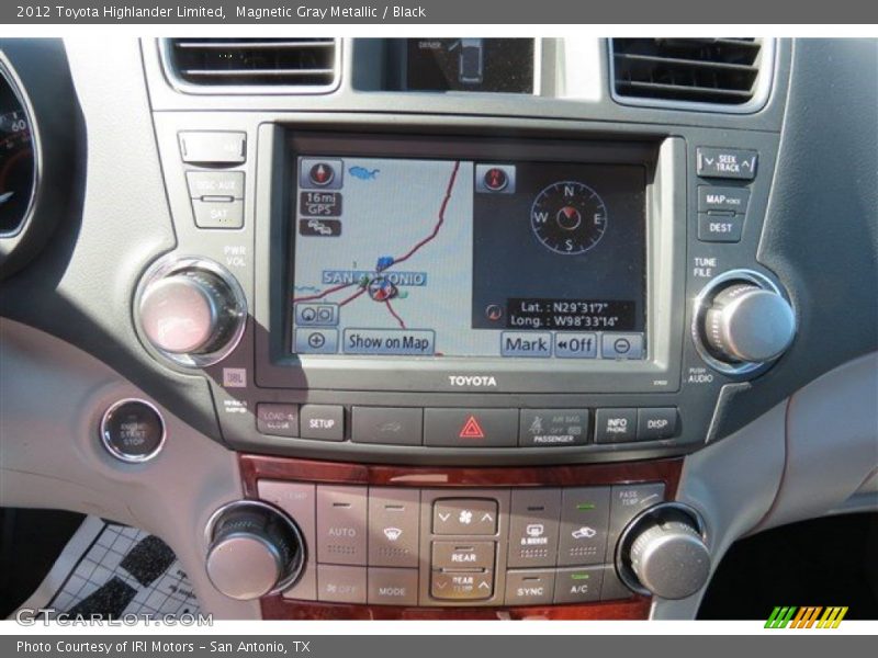 Magnetic Gray Metallic / Black 2012 Toyota Highlander Limited