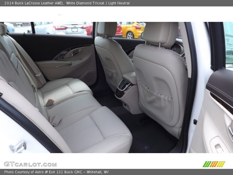 White Diamond Tricoat / Light Neutral 2014 Buick LaCrosse Leather AWD
