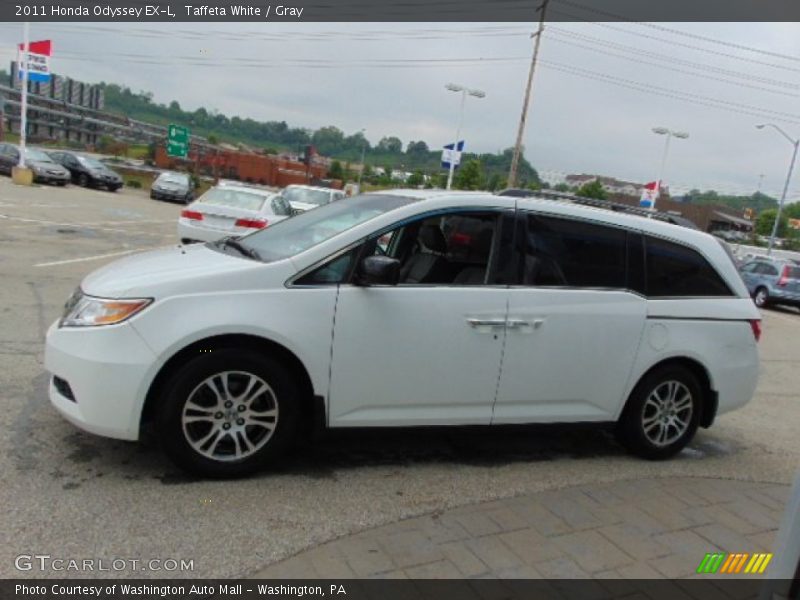 Taffeta White / Gray 2011 Honda Odyssey EX-L