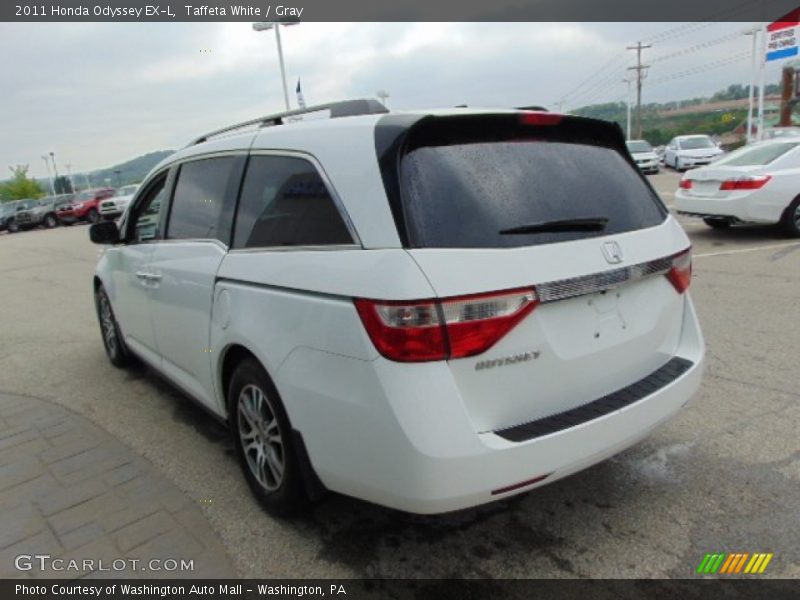 Taffeta White / Gray 2011 Honda Odyssey EX-L