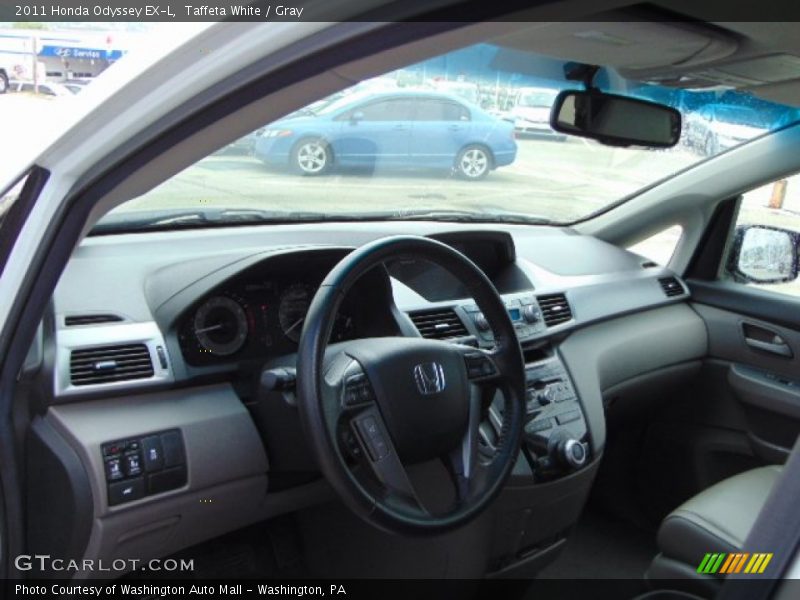 Taffeta White / Gray 2011 Honda Odyssey EX-L