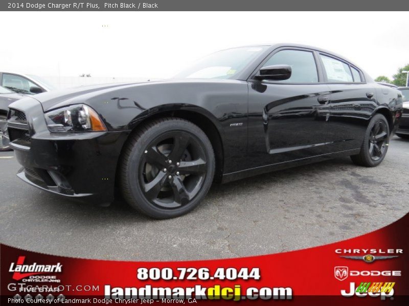 Pitch Black / Black 2014 Dodge Charger R/T Plus